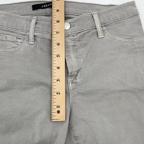 J BRAND Grey Cropped Stilt Stretch Skinny Mid Rise Jeans Size 27 Womens Ankle - Picture 7 of 9
